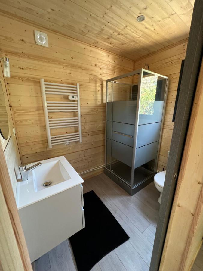 Chalet contemporain dans son écrin de verdure Montauban Exterior foto